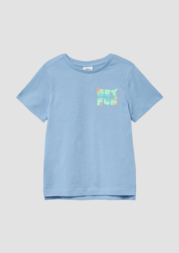 Regular fit T-shirt van puur katoen