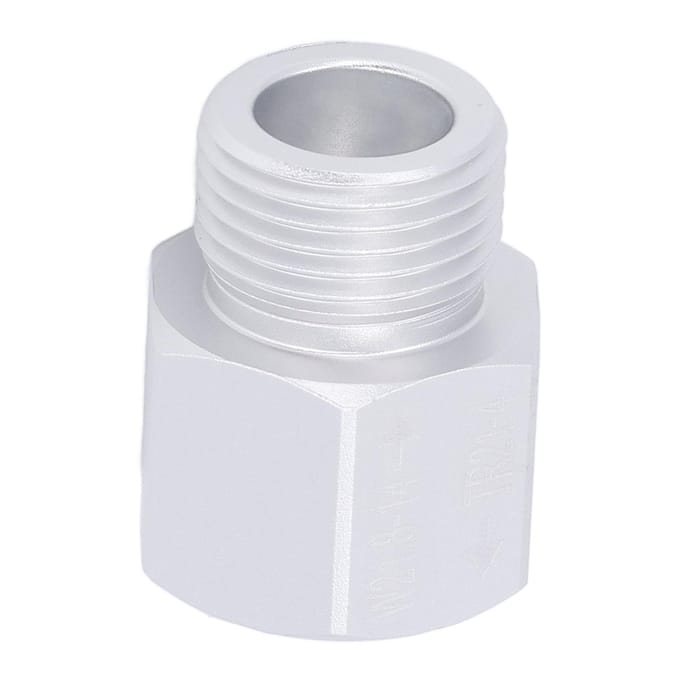TR21 4 naar W21.8 14 Adapter Aluminiumlegering Soda Cilinder Converter voor Thuis Bier Brouwen gray