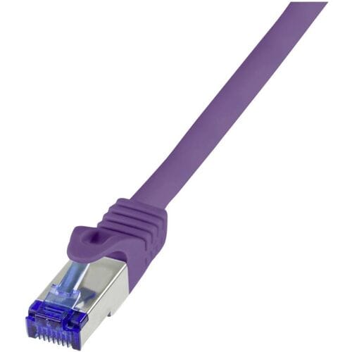LogiLink C6A099S RJ45 CAT 6A S/FTP 10.00 m Violet 1 stuk(s)