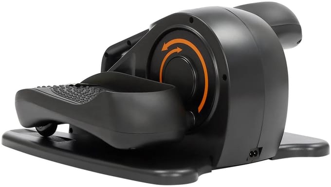 DIMICO - Bureaufiets - Stoelfiets - Beentrainer - Pedaaltrainer - Mini Crosstrainer - Voet Trainer - 3 Programma's - LED