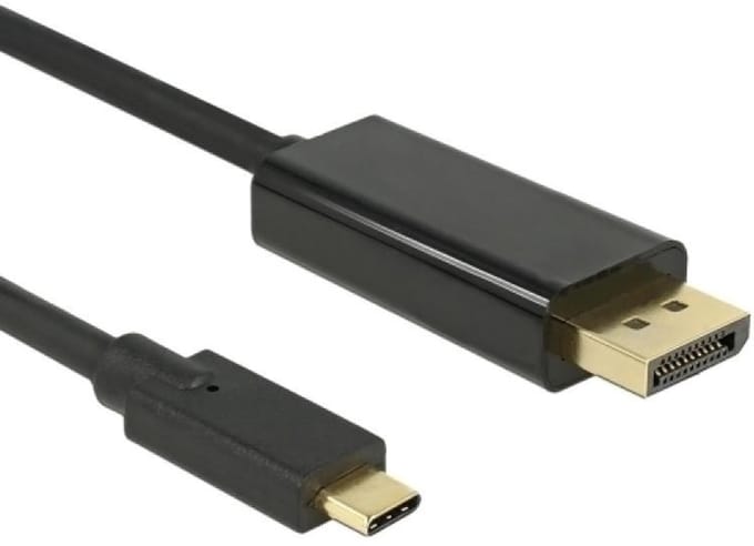 USB-C - DisplayPort 8K 60Hz kabel | zwart | 1 meter