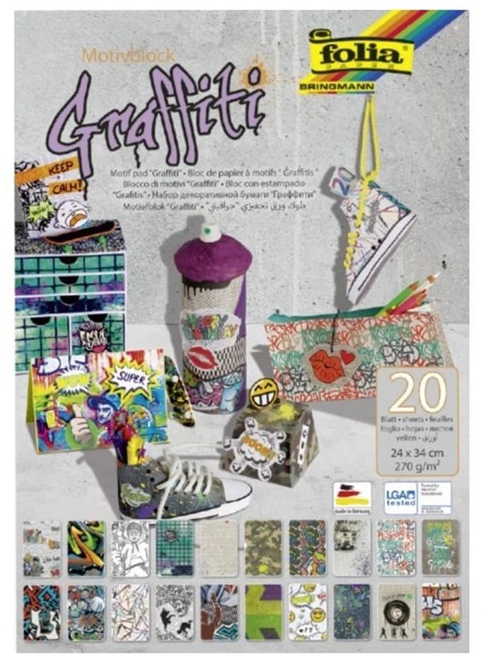 Folia 48349, Kunstpapier, 270 g/m², 20 vel