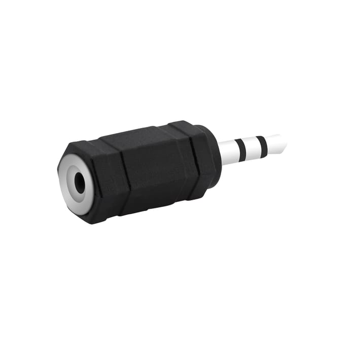 Rimba Electro Sex - Adaptor plug female to male - 2.5 mm jack female naar 3.5 mm jack male