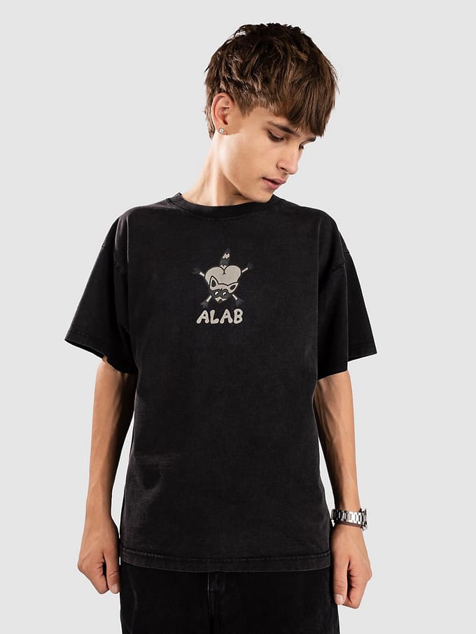 A.LAB Falling Butt Boxy T-Shirt zwart