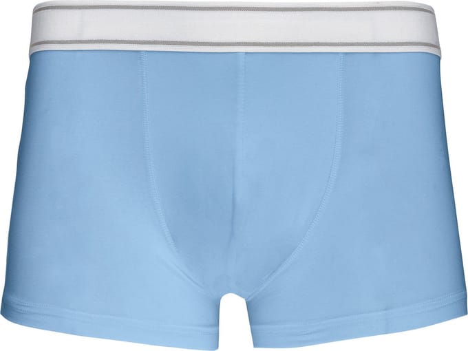 Heren 2-pack boxershorts merk Kariban maat M Hemelblauw