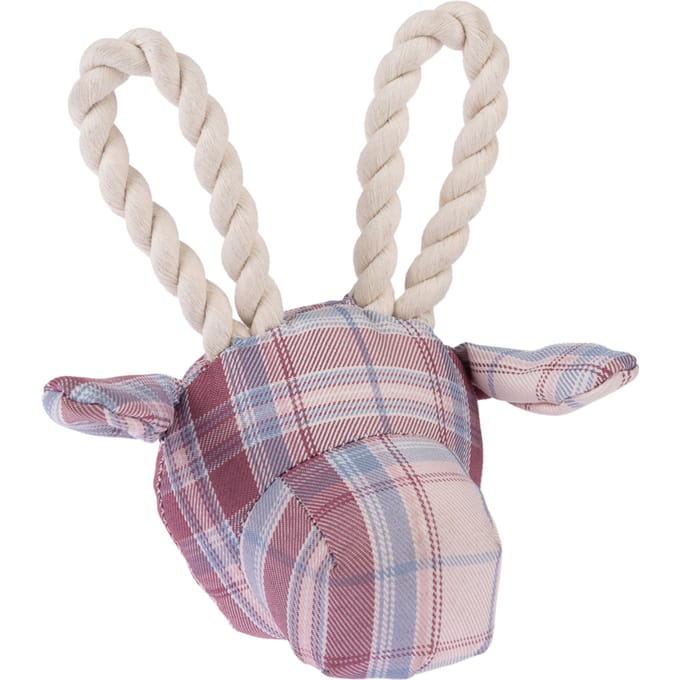 TIAKI Hondenspeelgoed Giraf met Touw L27xB14xH23cm Hond