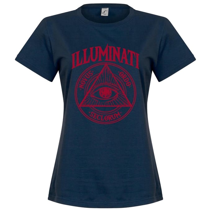 Illuminati Dames T-Shirt - Navy - M