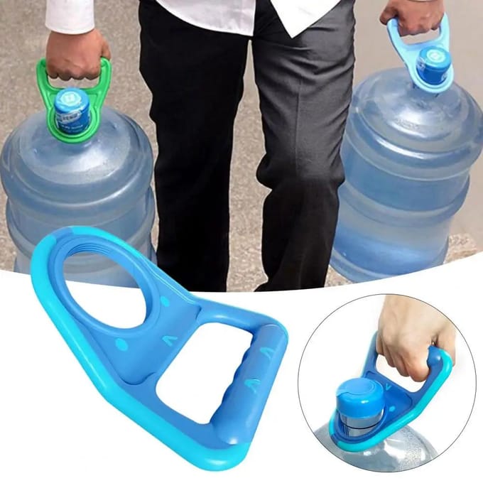 Herbruikbare Emmerhandvat Plastic Flessenwaterheffer Arbeidsbesparend 5 Gallon Flessenwaterhandvat Super Draagvermogen wit