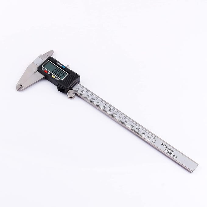 Digital caliper 0-200mm, electronic measuring instrument for measuring the digital caliper, electronic caliper of the micrometer with large LCD display