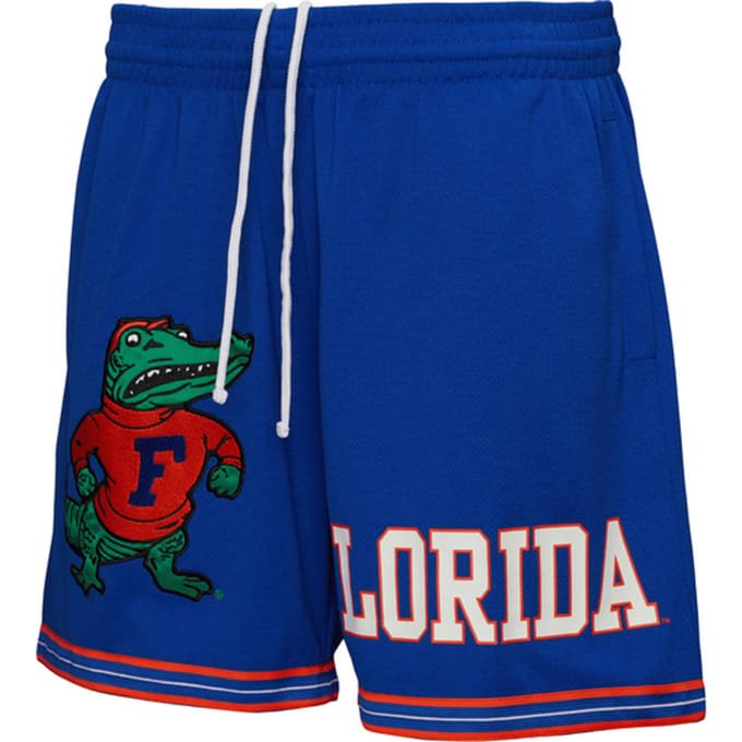 Mitchell And Ness Ncaa Team Origins 7 Inch Mesh Vntg Logo University Of Florida Korte Broek Blauw
