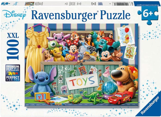 Ravensburger puzzel Disney Pixar Multicharacter - Legpuzzel - 100 XXL stukjes