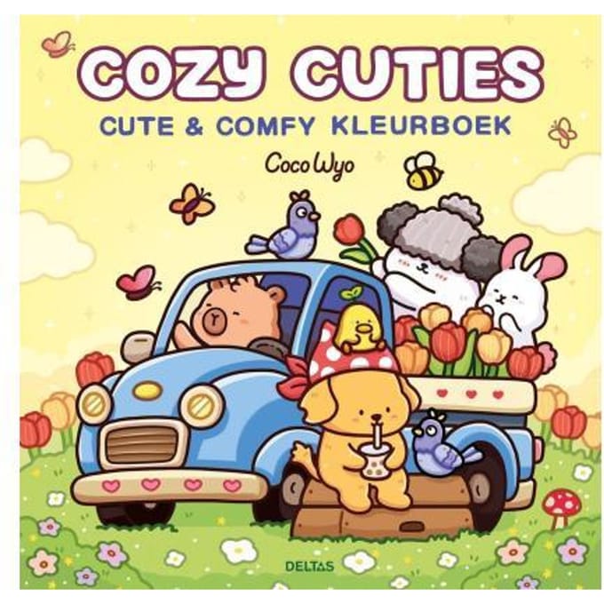 Deltas Cozy Cuties Cute & Comfy Kleurboek Coco Wyo Kleurboeken
