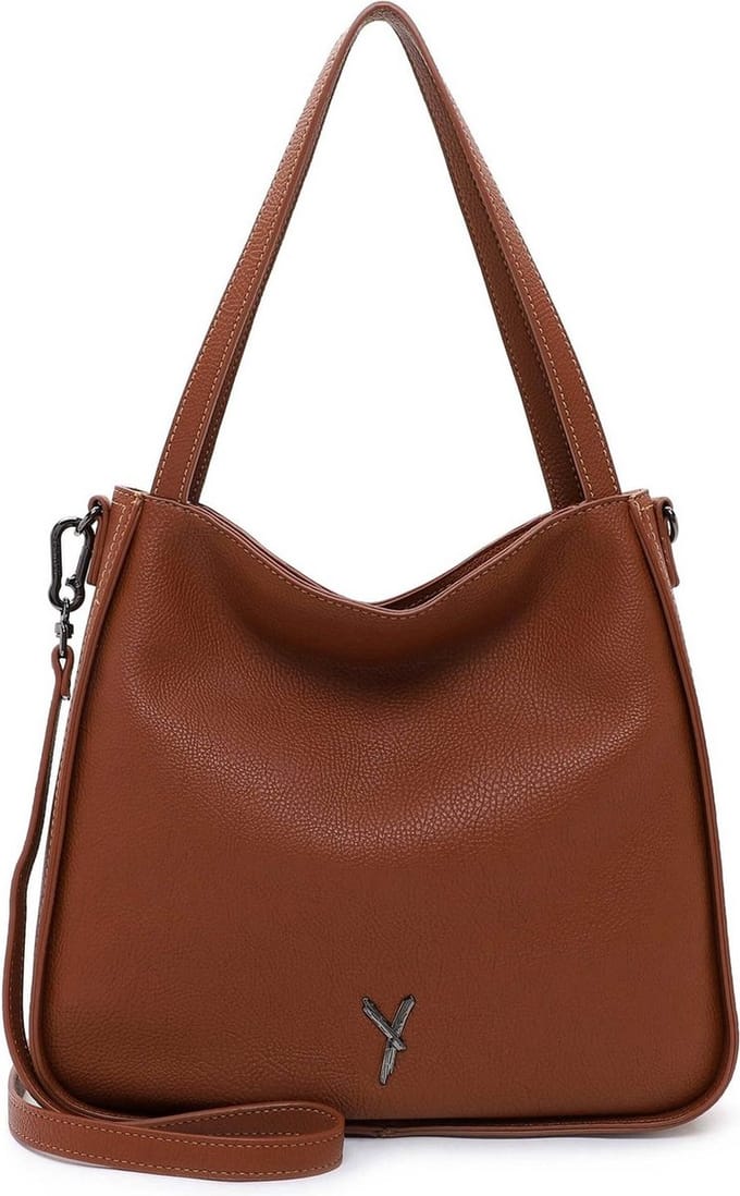 SURI FREY Schoudertas Gitty Shopper Darkcognac Lichtbruin