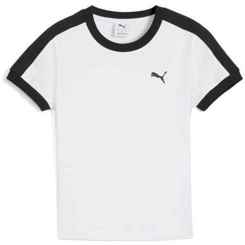 T-shirt Korte Mouw Puma Yellow T7 Slim Tee