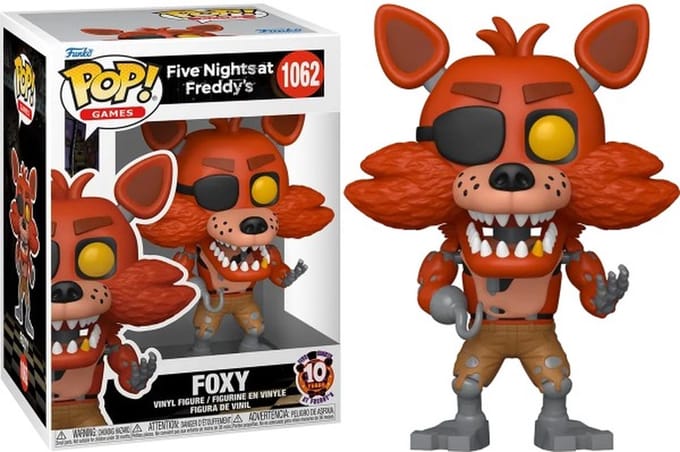 Beeldje Funko Five Nights at Freddy's POP! 10th Anniversary - Foxy