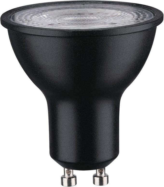 LED Reflectorlamp 7W Dimbaar GU10 Neutraal Wit 4000K Matzwart Energiezuinig