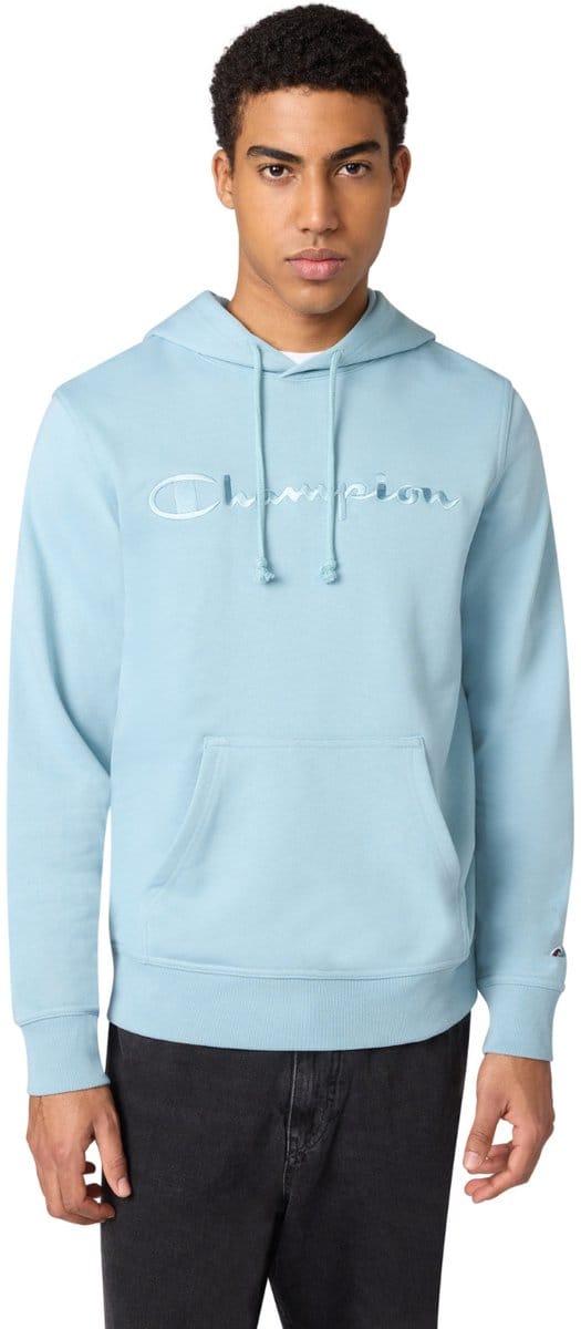 Champion Sweater Heren Hooded Sweatshirt Blauw - Maat L
