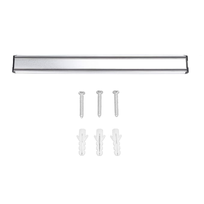 Support Magnétique pour Couteaux Mural Alliage d'Aluminium Gain de Place Polyvalent pour Ciseaux de Cuisine 18 inches