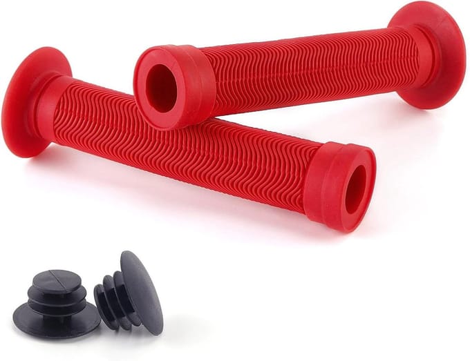 Fiets Stuur Grips - Handvat Covers - Comfortabel Fietsen - Ergonomisch Antislip - Universele Maat - Rood