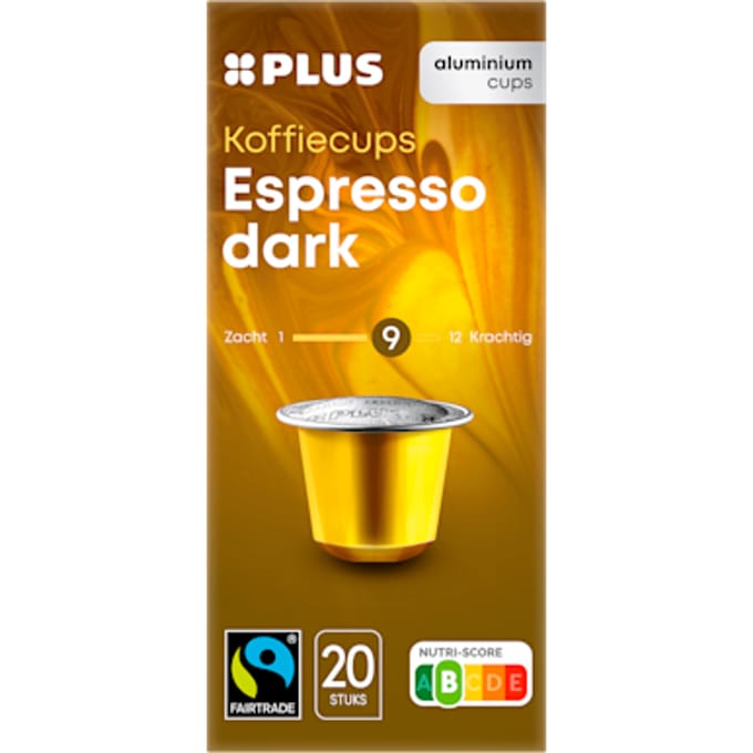 Koffiecups espresso dark Fairtrade