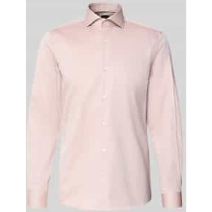 slim fit zakelijk overhemd van puur katoen model 'H-HANK-SP-B1'