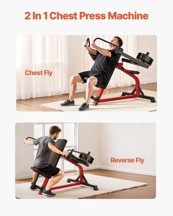 Schuine Borst Vlieg en Achterste Schouder Vlieg Machine Bovenlichaam Krachttraining