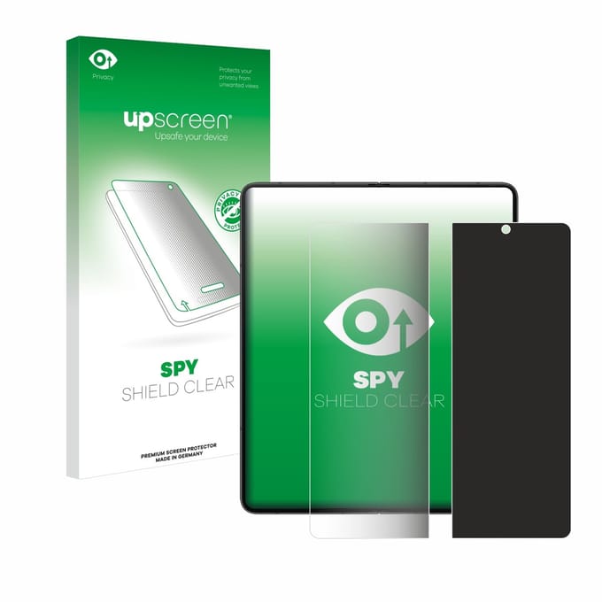 upscreen - privacy screenprotector voor Samsung Galaxy Z Fold 5 (Inner display) - Folie Beschermfolie Blauwlichtfilter