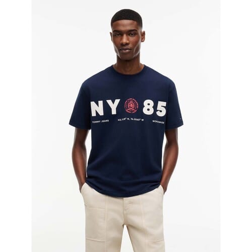 T-shirt Tommy Jeans Tjm Rlx Crest 1985 S