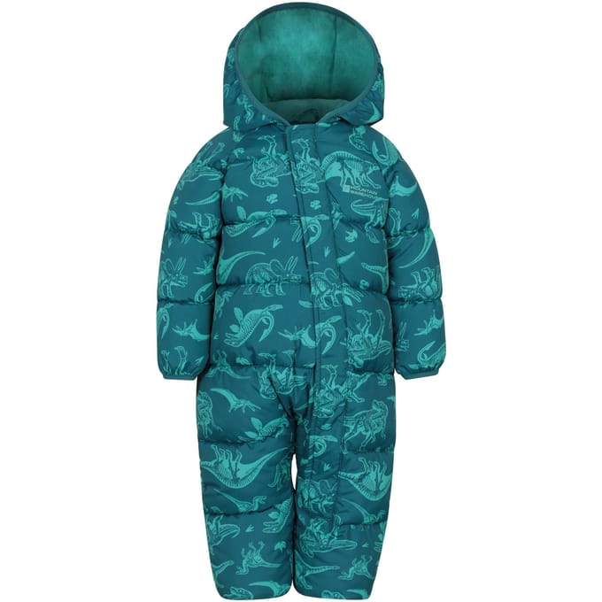 Mountain Warehouse Gevoerd sneeuwpak voor peuters Frosty Clouds (Donker groenblauw)
