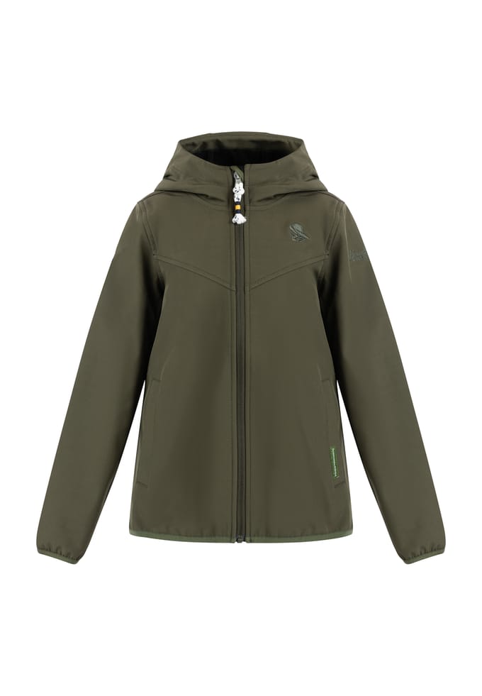 Schmuddelwedda softshell jas jonge donkere olijf