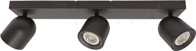 Solare Opbouwspot 3-lichts balk zwart - Modern - Freelight