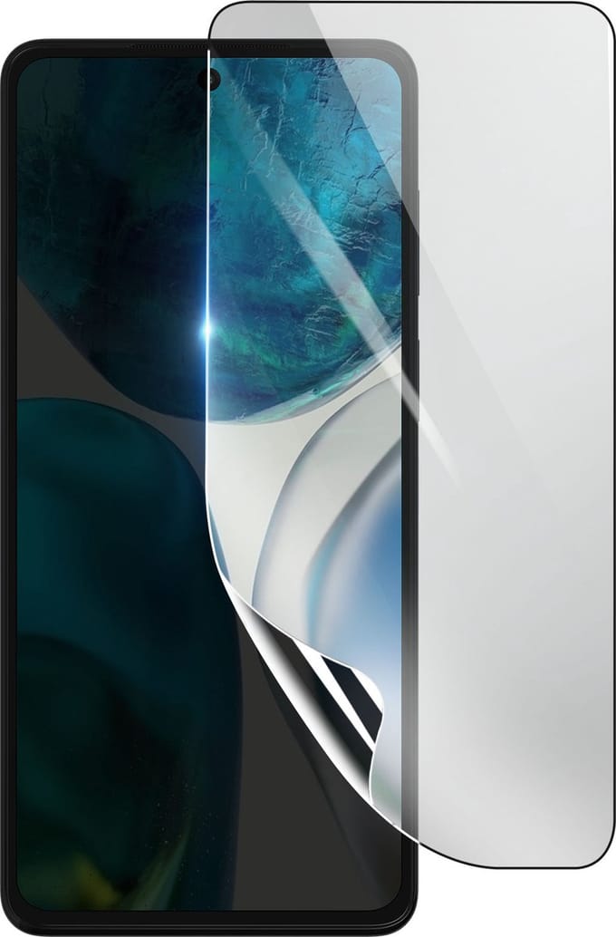 3mk, Geschikt voor Motorola Moto G52, Schokbestendige Hydrogel Screenprotector, Transparant