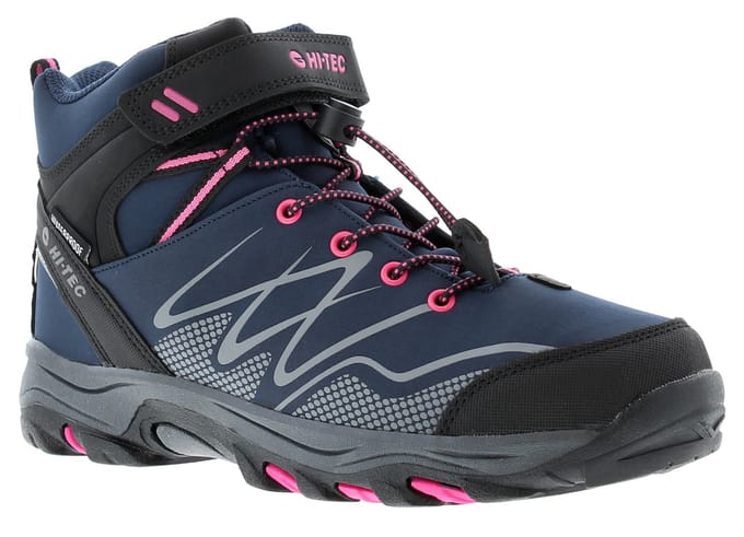 Hi-tec blackout half waterdichte wandelschoenen meisjes marine