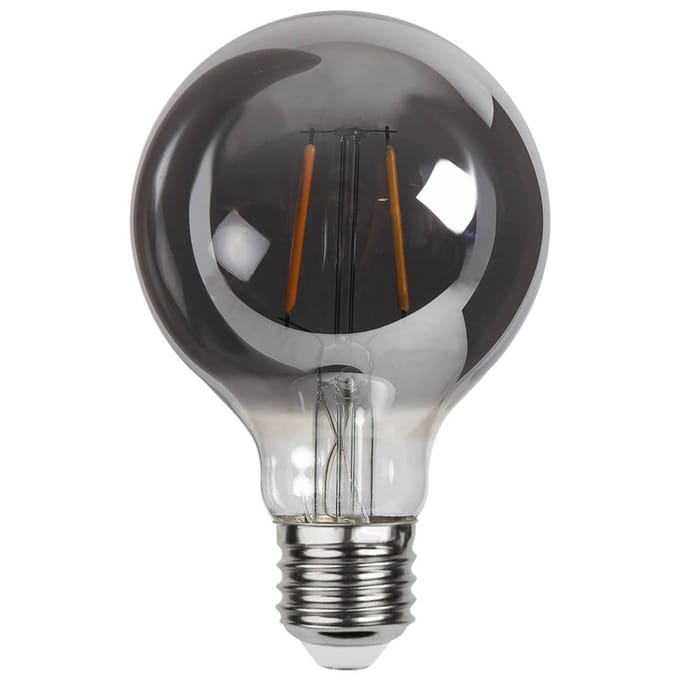 Globelamp G80 - E27 - 1.8W - Super Warm Wit <2200K - Filament - Rookglas