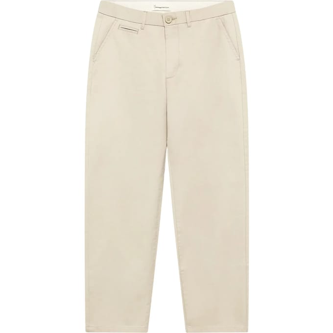 Chino broek KnowledgeCotton Apparel Flint wide