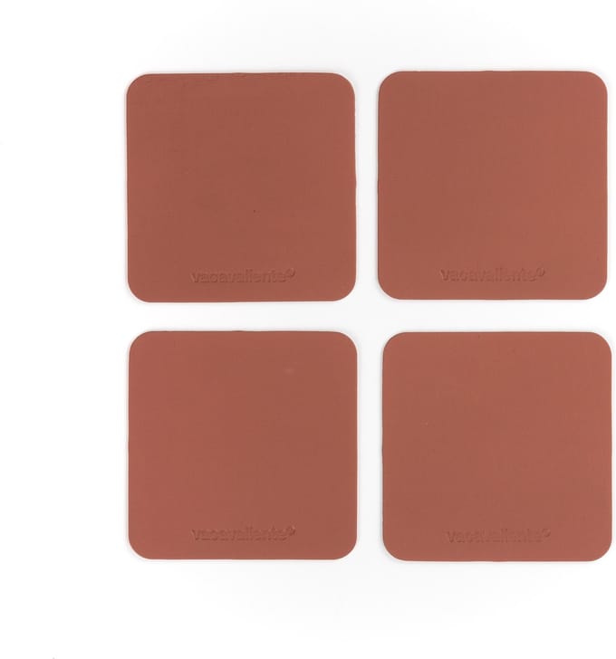 Vacavaliente - Onderzetter - Set 4 stuks - Tile Bruin - 10 x 10cm