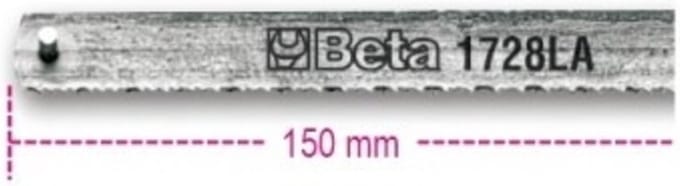 Beta 1728la zaagblad 150mm voor zaagbeugel