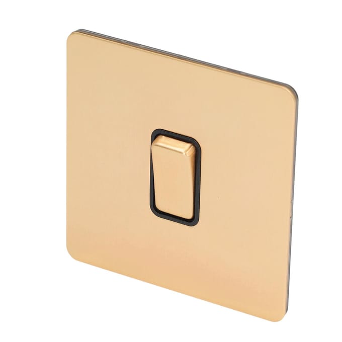Bouton Plaque Interrupteur Couleur Or Imitation Double Commande Panneau Acier Inoxydable Bouton Poussoir Mural beige