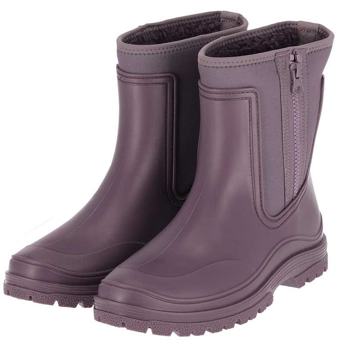 Regenlaarzen dames - Ritssluiting - Paars - Paars / 40