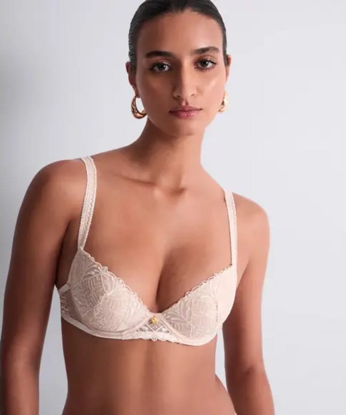 Aubade Iconic Calypso Push Up BH Dune Beige 75 B