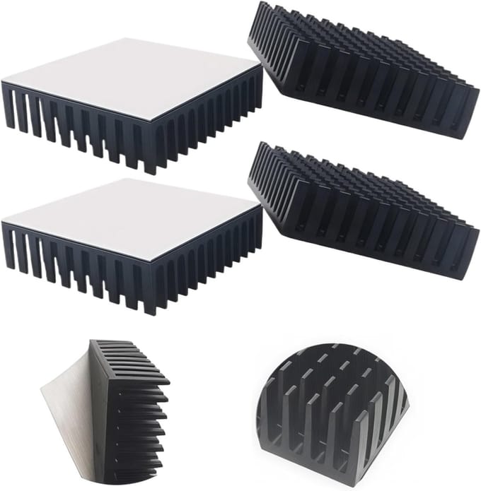 Waterkoelblok 40 x 40 x 11 mm van Aluminium voor Liquid Cooling System en CPU Radiator - Efficiënte Warmteafvoer en Verbeterde Koeling