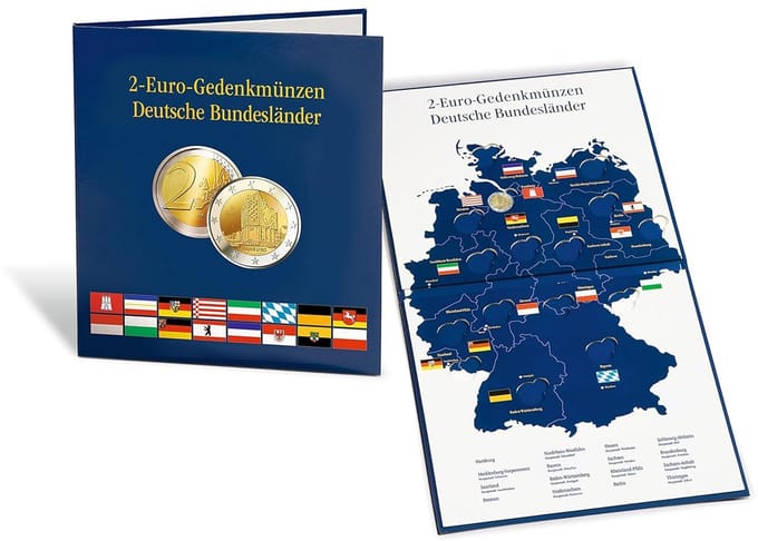 Muntenalbum voor 2-euromunten Duitse deelstaten