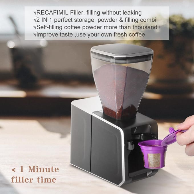 Koffievulmachine K-Cup Herbruikbare Semi-automatische Bijpassende Opslag Vulmachine Apparatuur veelkleurig