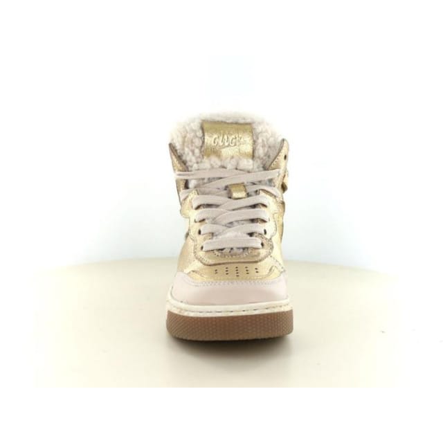 Cliq! | Meisjes hoge sneaker | Goud | Maat 29