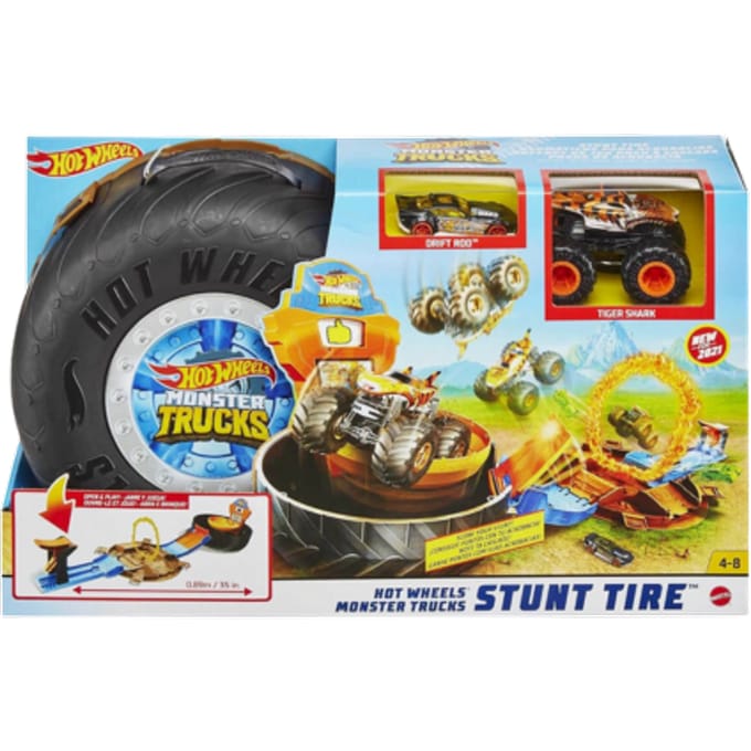Hot Wheels Monster Truck Stuntbanden speelset