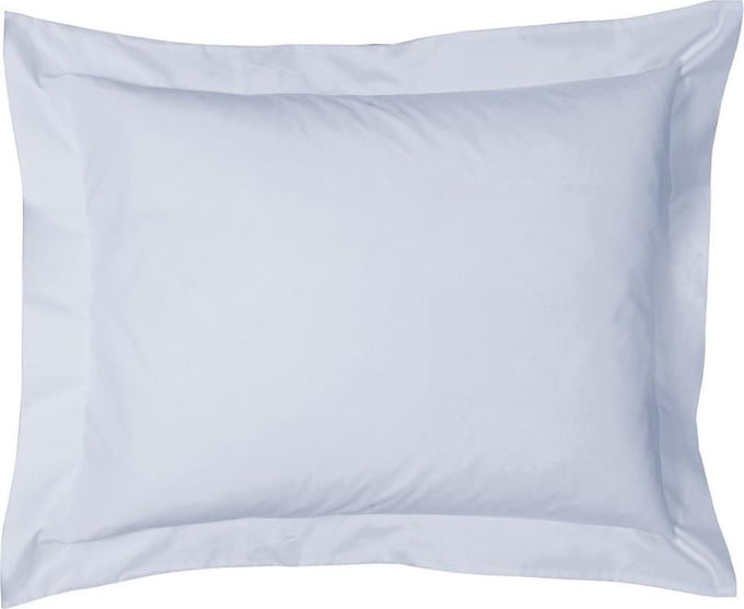 Heckett & Lane Oxford - Kussensloop - Percale katoen - 60x70 cm - Baby Blue