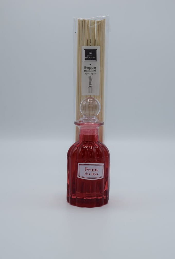 Geurstokjes rode vruchten 100 ml retro fles - Esprit Provence