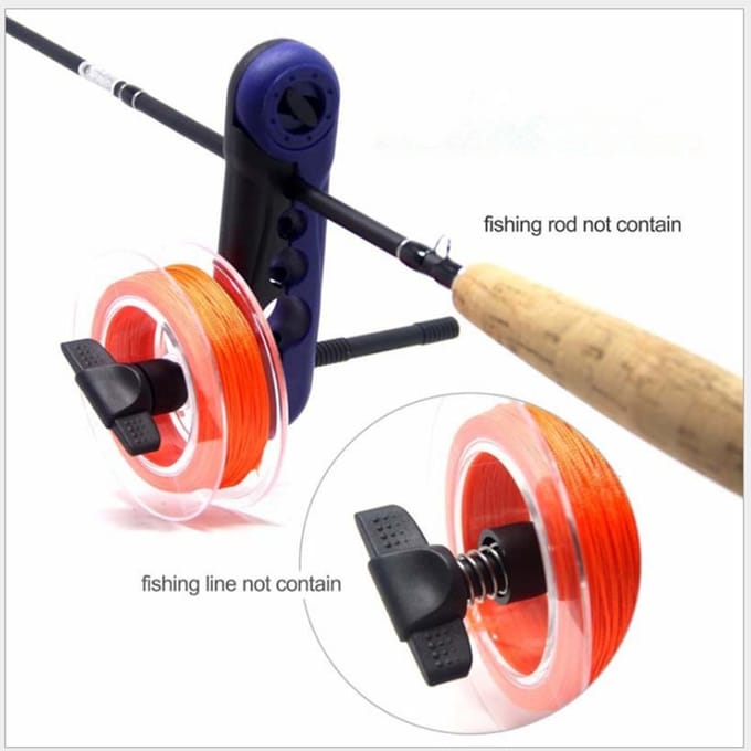 Mini Draagbare Universele Vislijn Spoeler Reel Winder Vis Gereedschap Wikkelaccessoire black