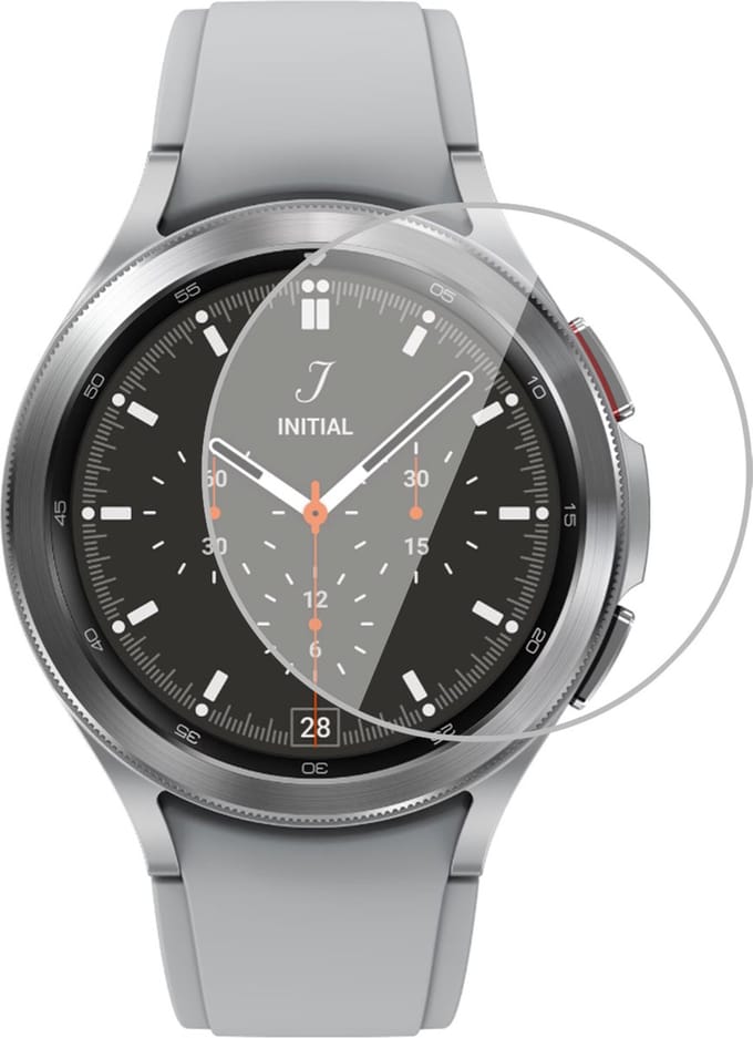 Screenprotector geschikt voor Samsung Watch 4 Classic 46mm - Folie Screen Protector