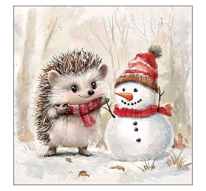 Servetten "Spike and Frosty" 33x33 cm